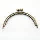 Chiusura per borsetta 126x73x11 mm Color Bronzo Anticato - 1 pz