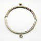 Chiusura per borsetta 126x73x11 mm Color Bronzo Anticato - 1 pz