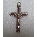 Pendente Crocifisso 35x21x4 mm Color Oro Chiaro-Argento - 1 pz