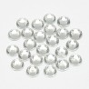Strass vetro retro piatto ss16 (3,8-4 mm) Crystal - 40pz