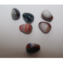 Gocce/Pere Lisce 10,5x7 mm Variegate Sfumature Scure- 10 pz