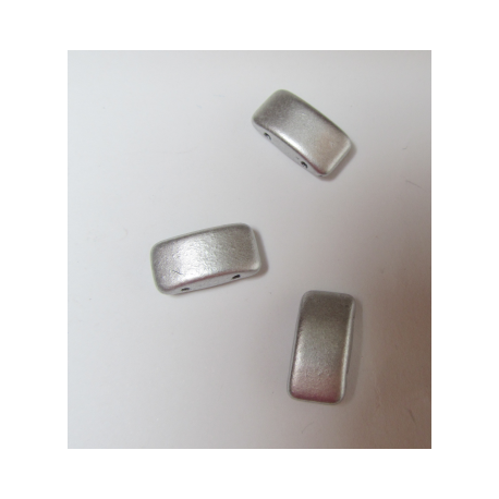 Carrier Beads 17 x 9 mm Alluminum Silver - 5 pz