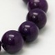 Giada Mashan Tinta Tondo Liscio 10 mm Indaco - 5 pz