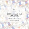 Candy Oval Beads 6x4 mm Crystal AB - 20 pz