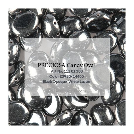 Candy Oval Beads 6x4 mm Vintage Copper - 20 pz