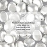 Candy Oval Beads 12x10 mm Crystal AB - 10 pz
