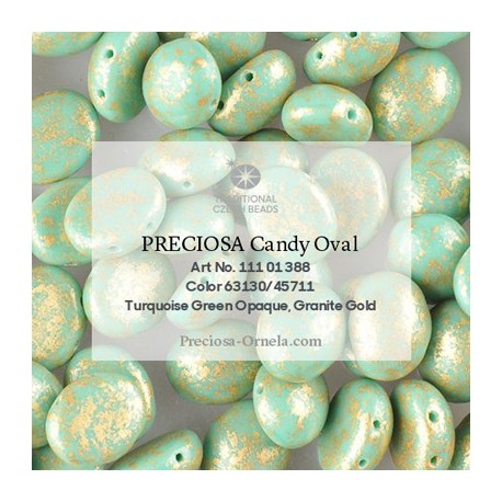 Candy Oval Beads 12x10 mm Lila Vega Luster - 10 pz