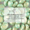 Candy Oval Beads 12x10 mm Lila Vega Luster - 10 pz