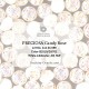 Candy Rose Beads 8 mm Crystal Amber - 10 pz