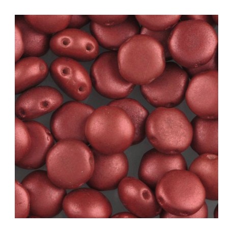 Candy Beads 8 mm Matte Metallic Lava - 20 pz