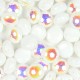Candy Beads 8 mm Alabaster AB - 20 pz
