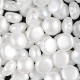 Candy Beads 8 mm Pastel White - 20 pz