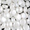 Candy Beads 8 mm Pastel White - 20 pz