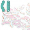 Bridge 12x3 mm Crystal Labrador - 5 g