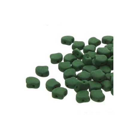 Ginkgo Leaf Bead 7,5 x 7,5 mm Matte Velvet Brick - 5 g