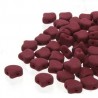 Ginkgo Leaf Bead 7,5 x 7,5 mm Matte Velvet Maroon - 5 g