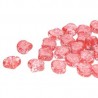 Ginkgo Leaf Bead 7,5 x 7,5 mm Confetti Splash Red Pink - 5 g