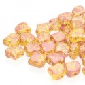 Ginkgo Leaf Bead 7,5 x 7,5 mm Confetti Splash Red Yellow - 5 g