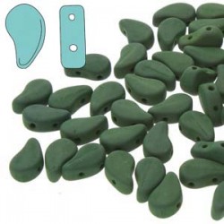 Paisley Duo 8x5 mm Matte Velvet Forest Green - 10 g