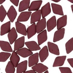 GemDuo 8 x 5 mm Matte Velvet Maroon - 5 g
