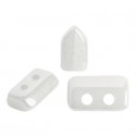 Piros® par Puca® 5x3 mm Opaque White Ceramic Look - 5 g