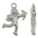 Charm Angelo 16x23 mm Color Platino - 10 pz