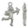 Charm Angelo 16x23 mm Color Platino - 10 pz