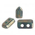 Piros® par Puca® 5x3 mm Opaque Green Turquoise Bronze - 5 g