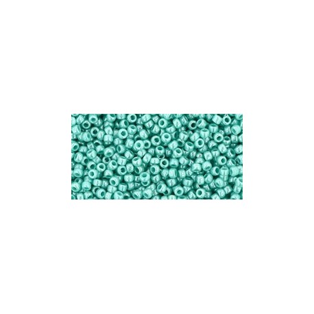 Rocailles Toho 15/0 Opaque Lustered Turquoise
