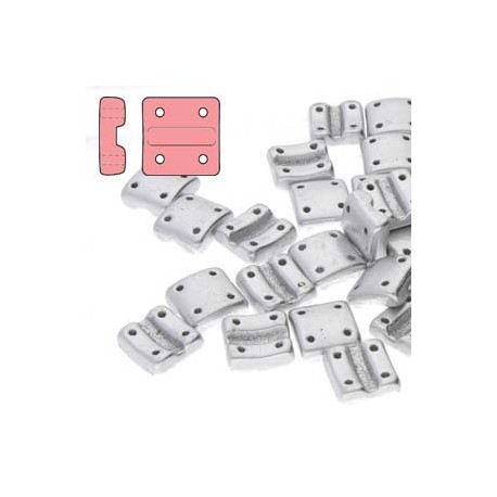 Fixer Vers. Verticale 8 x 8 mm Silver Alluminium Mat - 5 g