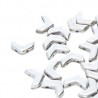 Chevron Duo 10 x 4 mm Jet Full Vitrail - 15 Pz