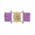 Cymbal Vouves Connettore per Delica Placcato oro 24K - 1 pz