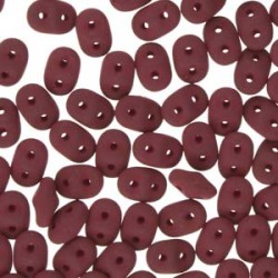 Superduo 2,5x5 mm Matte Velvet Maroon - 10 g