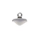 Cymbal Mikronisi Terminale per Chevron Duo Color Argento Anticato - 2 pz