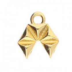 Cymbal Tourlos II Terminale per Gemduo Placcato oro 24K - 2 pz