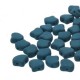 Ginkgo Leaf Bead 7,5 x 7,5 mm Matte Velvet Dark Teal- 5 g