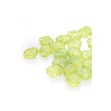 Ginkgo Leaf Bead 7,5 x 7,5 mm Confetti Splash Red Yellow - 5 g