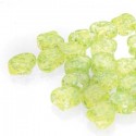 Ginkgo Leaf Bead 7,5 x 7,5 mm Confetti Splash Yellow Green - 5 g