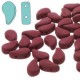 Paisley Duo 8x5 mm Matte Velvet Maroon - 10 g