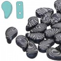 Paisley Duo 8x5 mm Black/White Laser Contour - 5 g