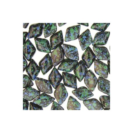 GemDuo 8 x 5 mm Silver Splash Red - 5 g GemDuo 8 x 5 mm Silver Splash Red - 5 g