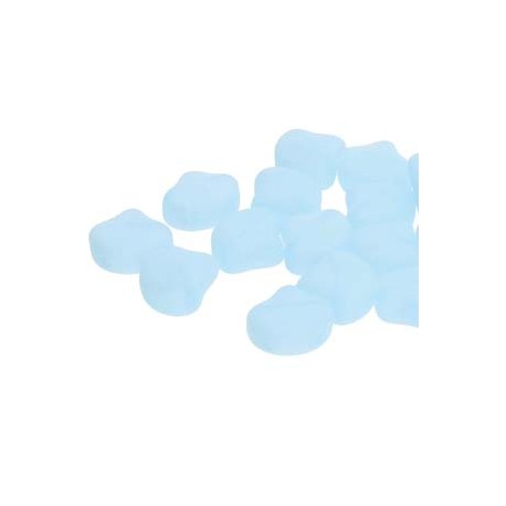 Ginkgo Leaf Bead 7,5 x 7,5 mm Opal Blue - 5 g