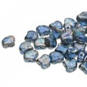 Ginkgo Leaf Bead 7,5 x 7,5 mm Sapphire Rembrandt - 5 g