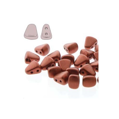 NIB-BIT 6 x 5 mm Matte Metallic Bronze Copper - 5 g