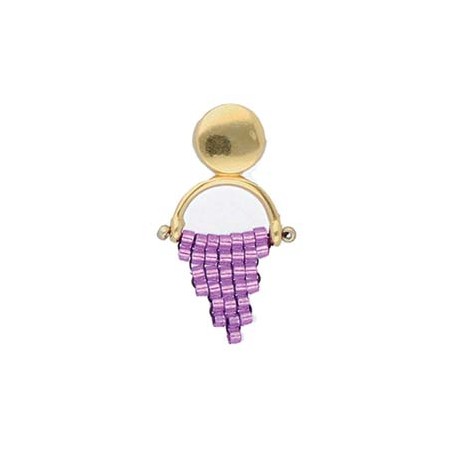 Cymbal Venio II Perno Orecchini per Delica Placcato oro 24K - 2 pz