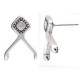 Cymbal Lakos III Terminale per 8/0 Color Argento Anticato - 2 pz