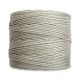 S-Lon Bead Cord 0.5 mm Light Grey - 1 Bobina da 70 m