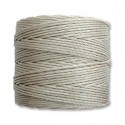 S-Lon Bead Cord 0.5 mm Light Grey - 1 Bobina da 70 m