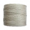 S-Lon Bead Cord 0.5 mm Light Grey - 1 Bobina da 70 m