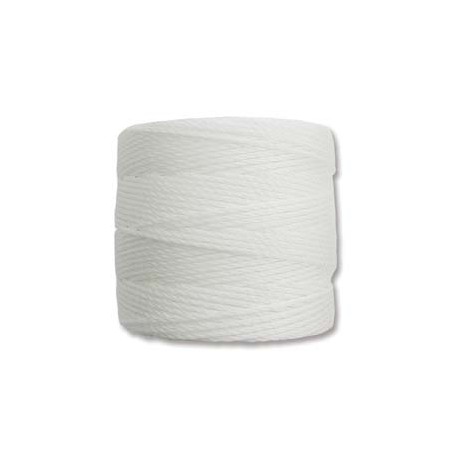 S-Lon Bead Cord 0.5 mm White - 1 Bobina da 70 m